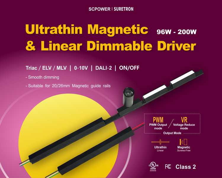 Ultra ince Manyetik led sürücü