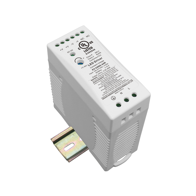 60 W 96 W 100 W CV műanyag Din Rail LED meghajt&oacute; kapcsol&oacute; t&aacute;pegys&eacute;g az FCC-nek megfelelő