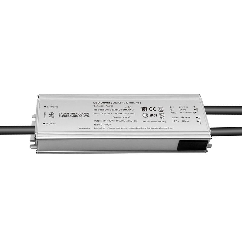 Pilote de LED isol&eacute; DMX 100W 150W 200W 240W 320W 480W 600W 800W 220-480V AC