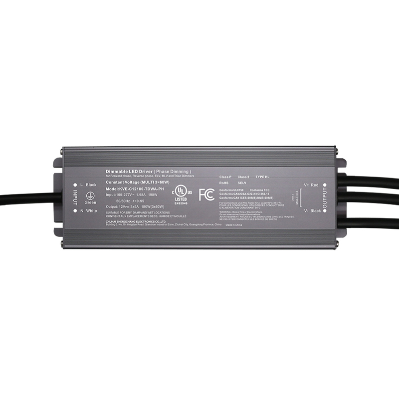 Flokkur II 180W 192W 288W 300W Triac Dimmable LED aflgjafa CV 12 24 36 48 Volt