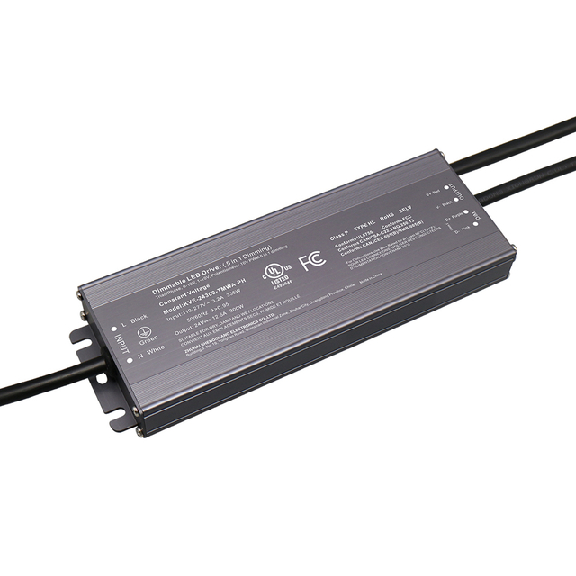 300 Watt CV TRIAC 0-10V DIMMABLE LED-drivrutiner IP66 Betygsatt