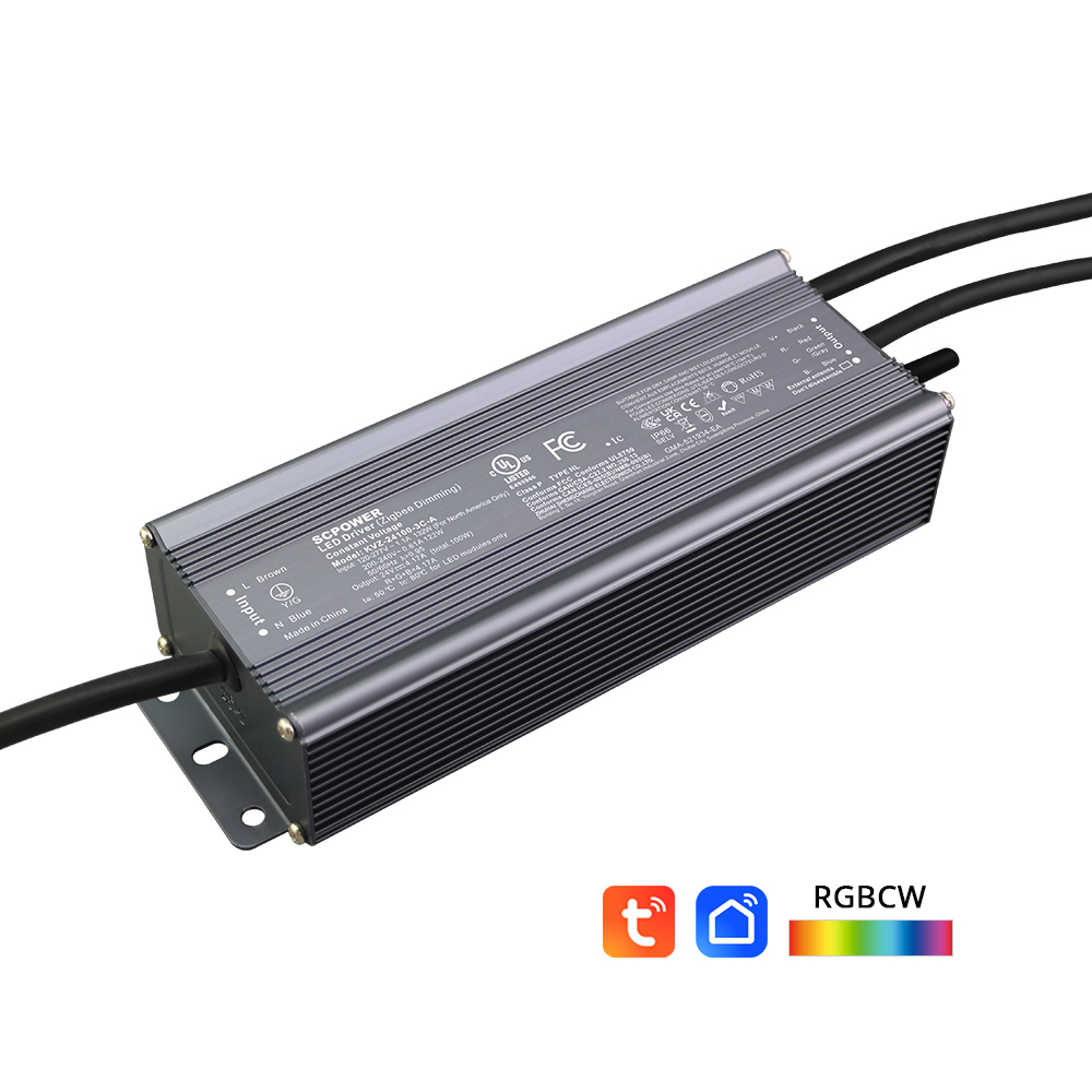 96W 100W 120W CV RGB CW ZigBee Tuya Cuộc Sống Th&ocirc;ng Minh Ứng Dụng Điện &Aacute;p Kh&ocirc;ng Đổi Nguồn Điện 100-277V 100V 110V 120V 220V 230V 240V