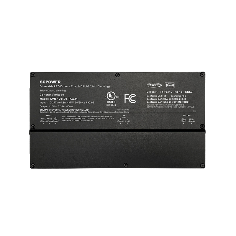 150W 200W 400W 600W CV Triac DALI-2 LED Strip Power Supply 120 V 1250 5000 mA DC Outdoor