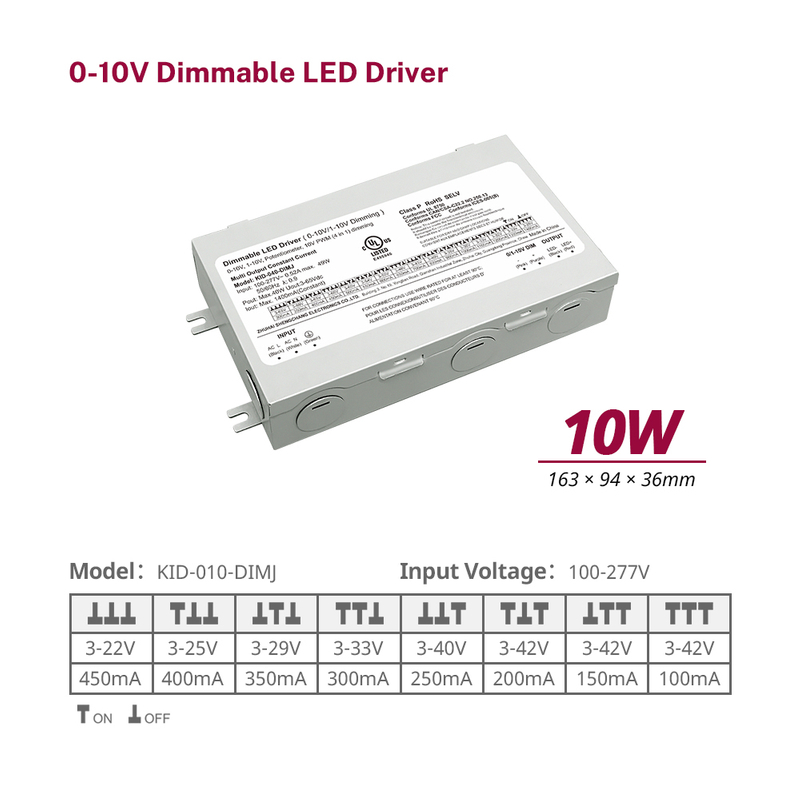 10W 20W 40W 60W 0-10V f&eacute;nyerőszab&aacute;lyz&oacute; &aacute;lland&oacute; &aacute;ram LED t&aacute;pegys&eacute;g 3V - 42V kimenet
