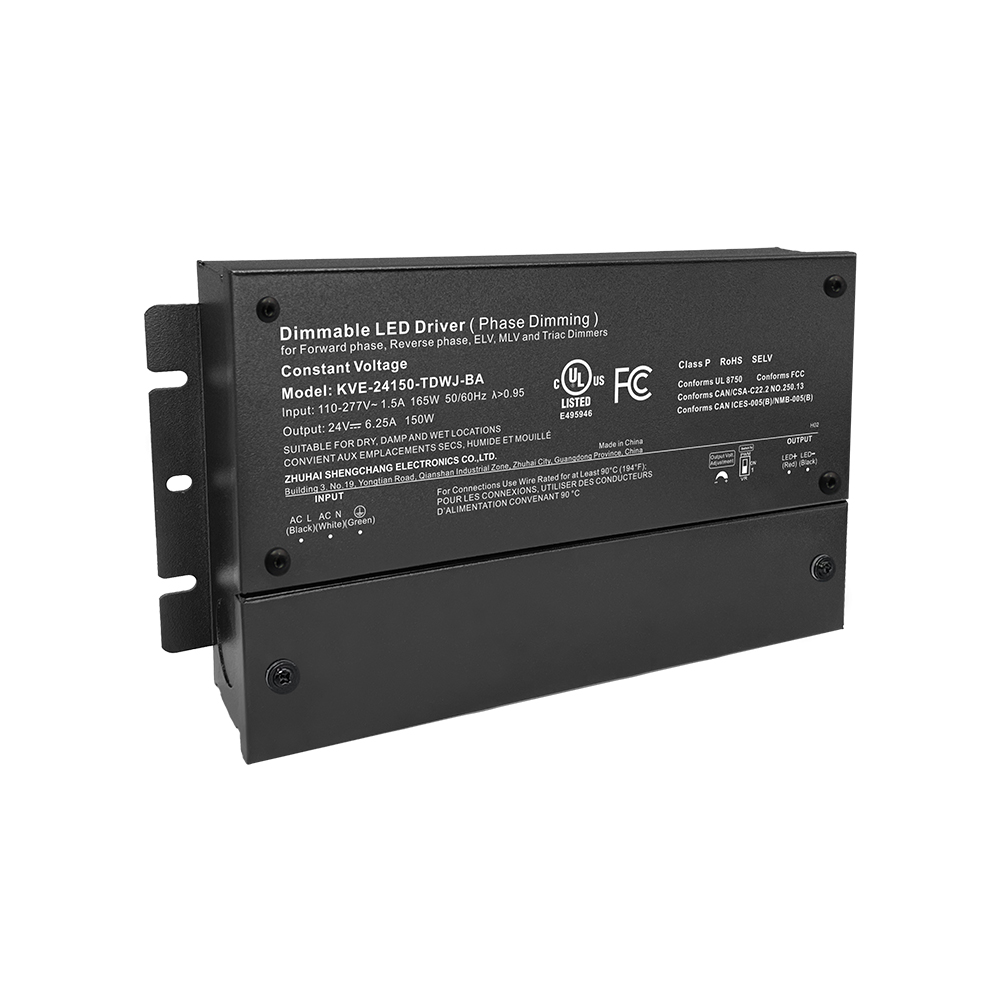 30W ~ 600W Triac Dimmable LED Power Supplies CV mat Junction Box