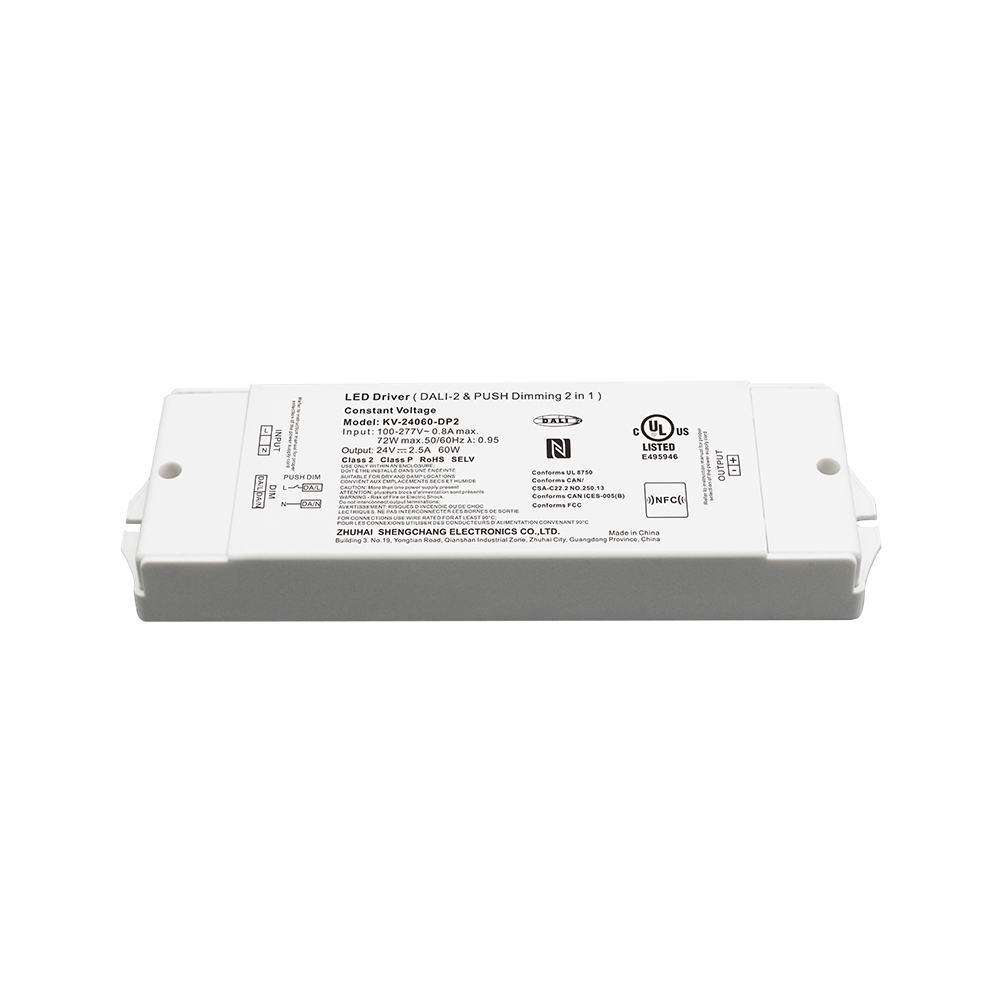 DP2 60W 75W 90W CV DALI 2 Push LED draiver LED-lambi jaoks