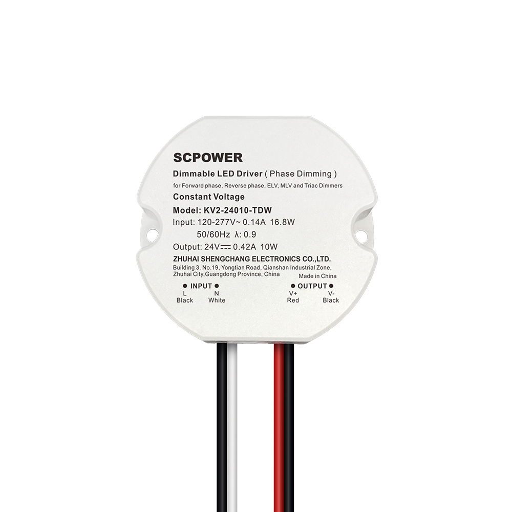 10 15 20 30 40 50 Watt Constant Current Triac 0-10V 5 in 1 LED Driver min bɛ se ka dimi 3-42V Out put Circular Driver