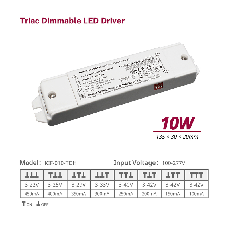 10 20 40 Fuente de alimentaci&oacute;n LED de atenuaci&oacute;n Triac CC de 60 vatios 220 230 240 voltios