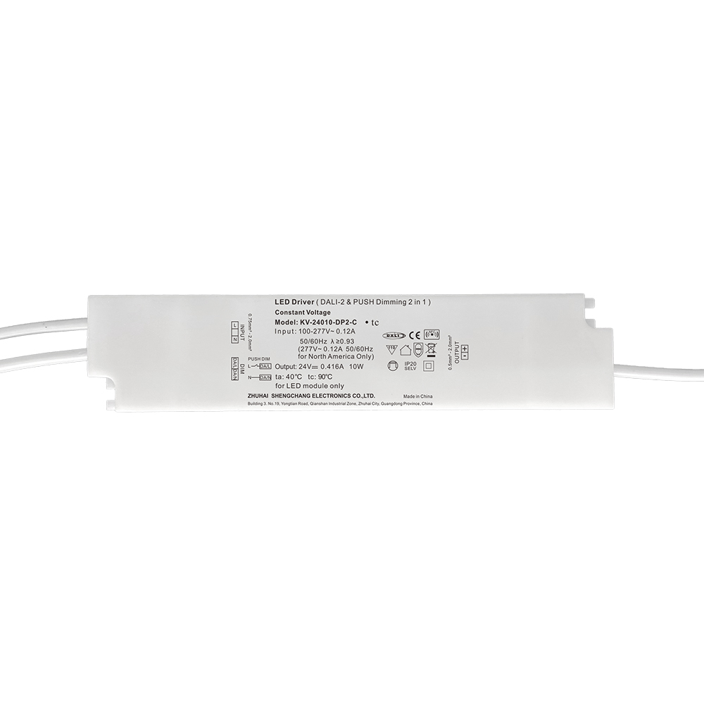 DP2 10W 20W CV DALI 2 Br&uacute;igh Tiom&aacute;na&iacute; LED le Sreang Inslithe PVC