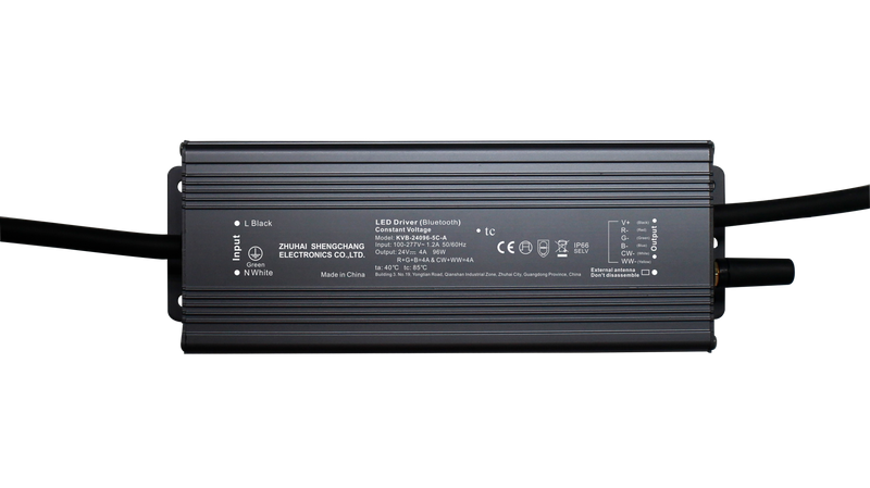 96W 100W 120W RGB CW 1 - 5 ช่องสัญญาณ BLE DIMMABLE TUYA SILVAIR CASAMBI LED ไดรเวอร์ CV 12 24 36 48 โวลต์