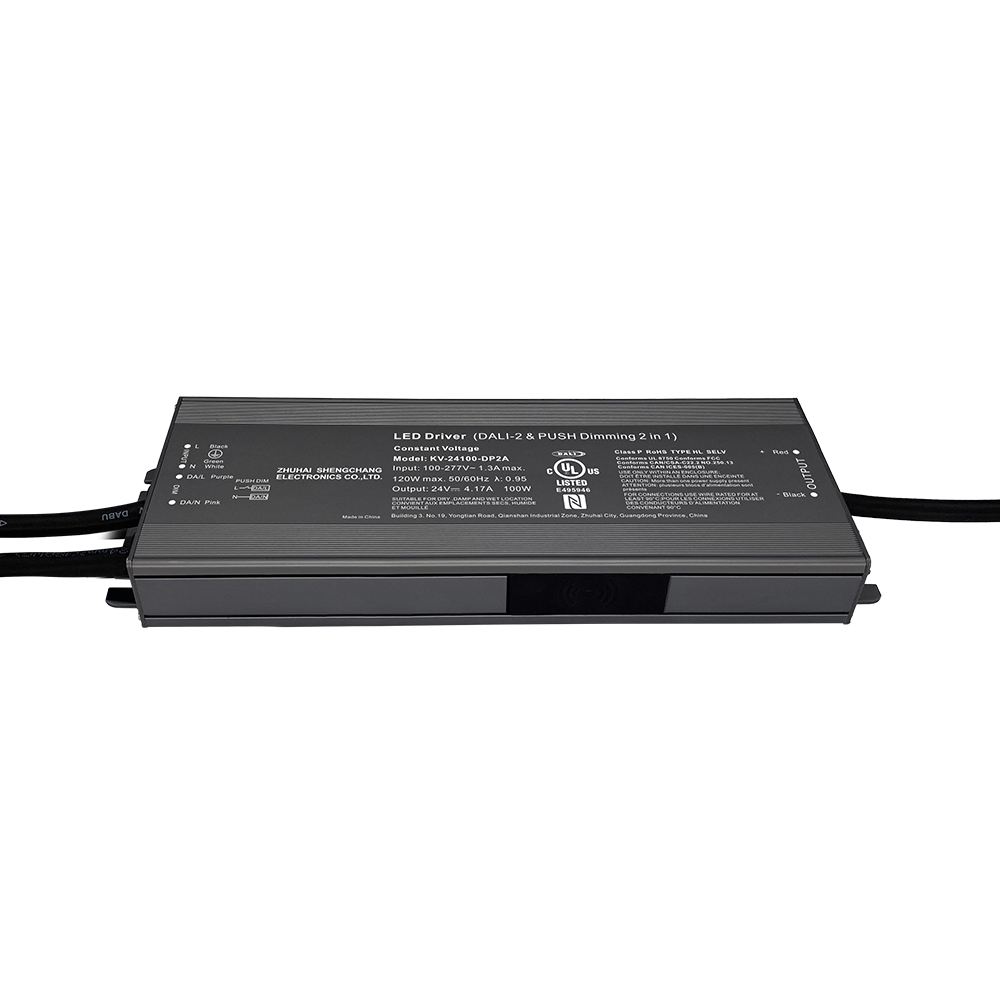 60W 75W 80W 96W 100W 120W 150W 200W Push DALI 2 LED Driver Waterproof 12V 24V 36V 48V