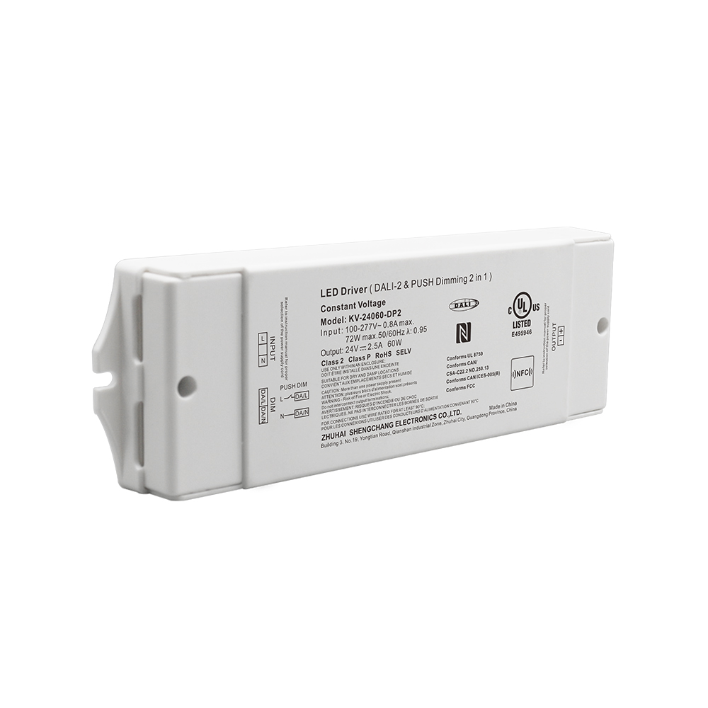 DP2 60W 75W 90W CV DALI 2 Push LED draiver LED-lambi jaoks