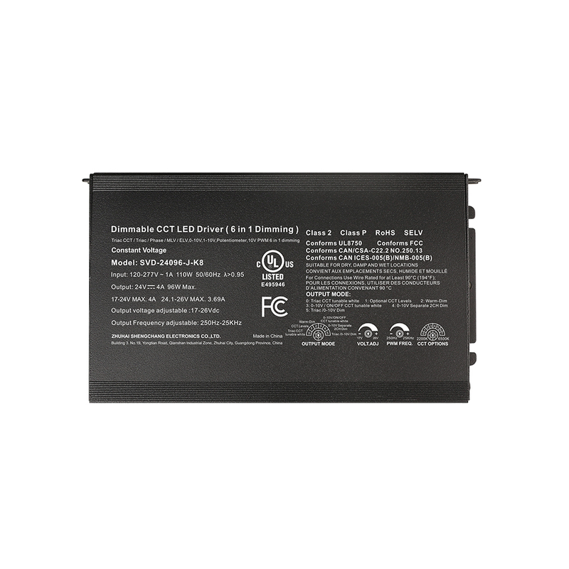 30W 60W 80W 96W 120W 150W 192W 200W 288W 300W 500W 600W CV Warm-Dim CCT ON/OFF CCT Triac 0-10V หรี่แสงได้ Driver