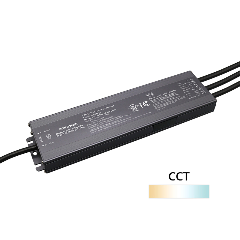 192W 200W CCT DMX512 Dimmable Konstant Vɔltɛm LED Drayva 200 - 347 Vɔlt AC