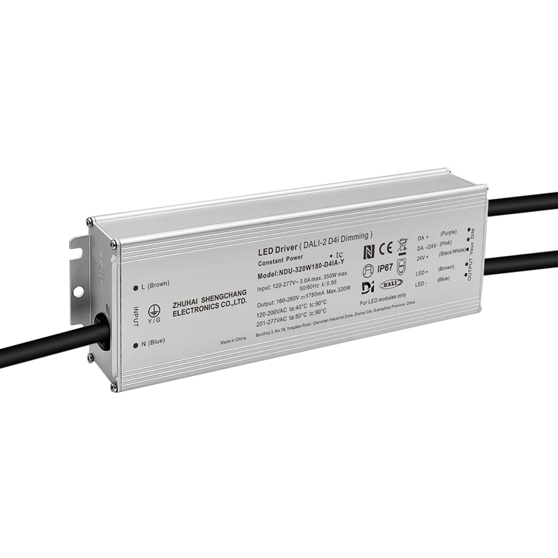 60W 100W 150W 200W 240W 320W 400W 500W 680W 800W 1000W 1200W DALI-2 D4i Dış Mekan LED S&uuml;r&uuml;c&uuml; 120-277VAC