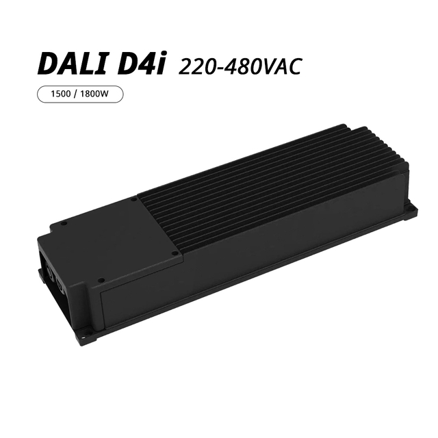 1500W 1800W DALI-2 D4i Ikke-isoleret LED-driver 220-480VAC
