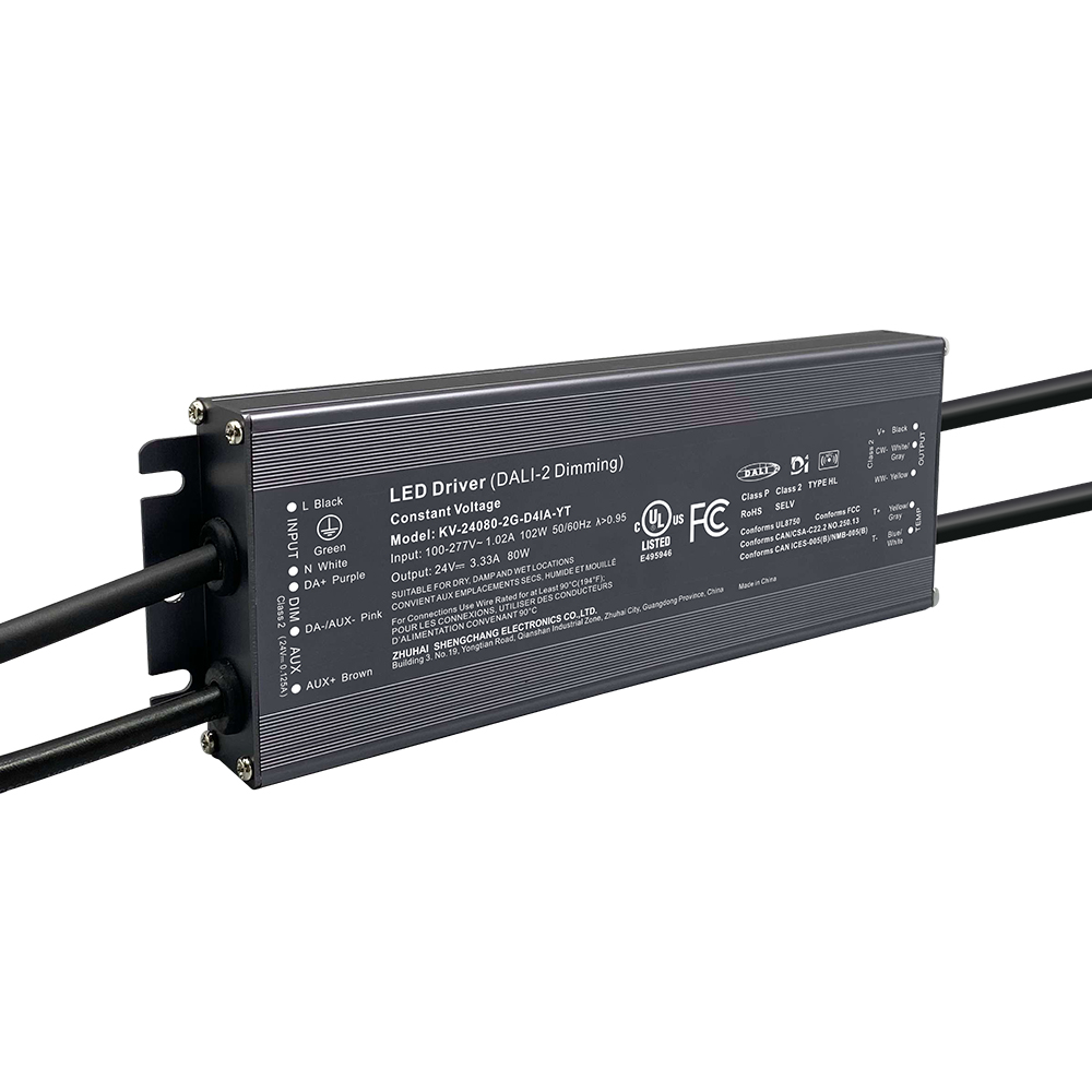 D4P 80 96 100 120 wat CV Push DALI-2 D4i Sterowniki DALI DT8 lub DT6 CCT tryb adresowy Temperatura barwowa
