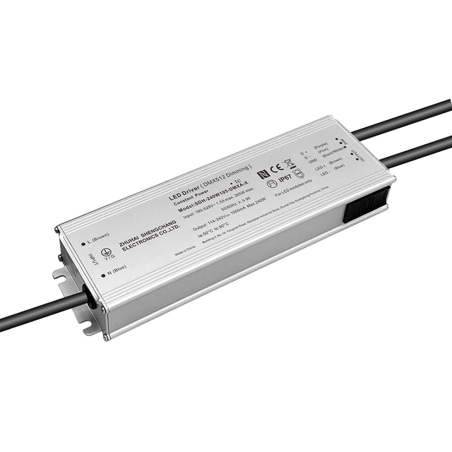 100 W 150 W 200 W 240 W 320 W 480 W 600 W 800 W Izolowany sterownik LED DMX 220-480 V AC