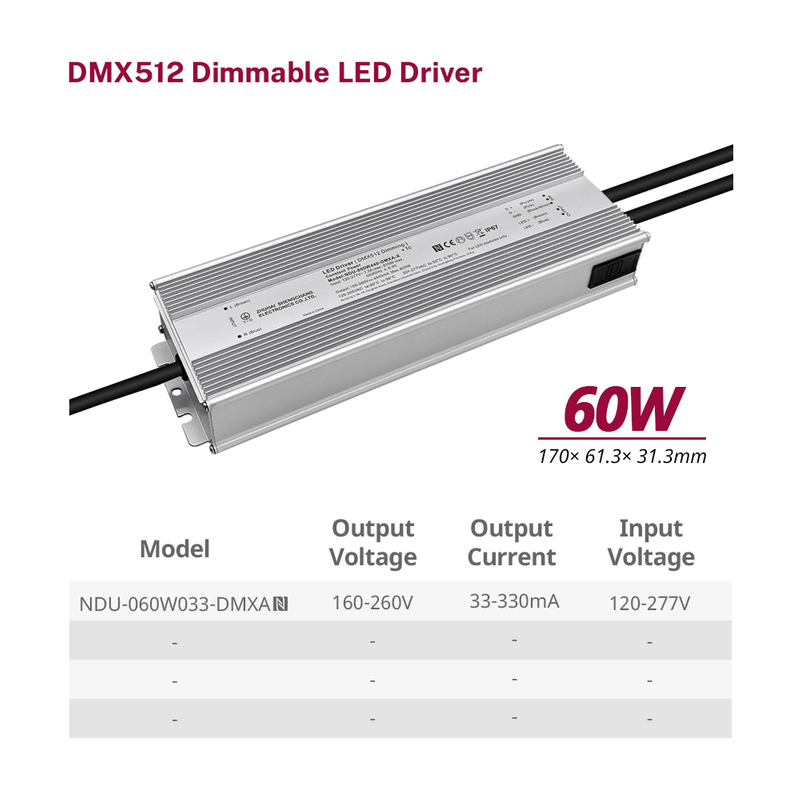 60W 100W 150W 200W 240W 320W 400W 500W 680W 800W 1000W 1200W DMX Omugoba wa LED ow’ebweru 120-277VAC