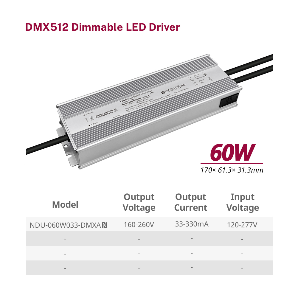 60W 100W 150W 200W 240W 320W 400W 500W 680W 800W 1000W 1200W DMX Omugoba wa LED ow’ebweru 120-277VAC