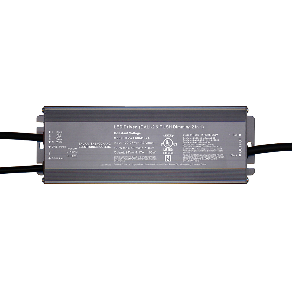 60W 75W 80W 96W 100W 120W 150W 200W Push DALI 2 LED -ohjain Vedenpit&auml;v&auml; 12V 24V 36V 48V
