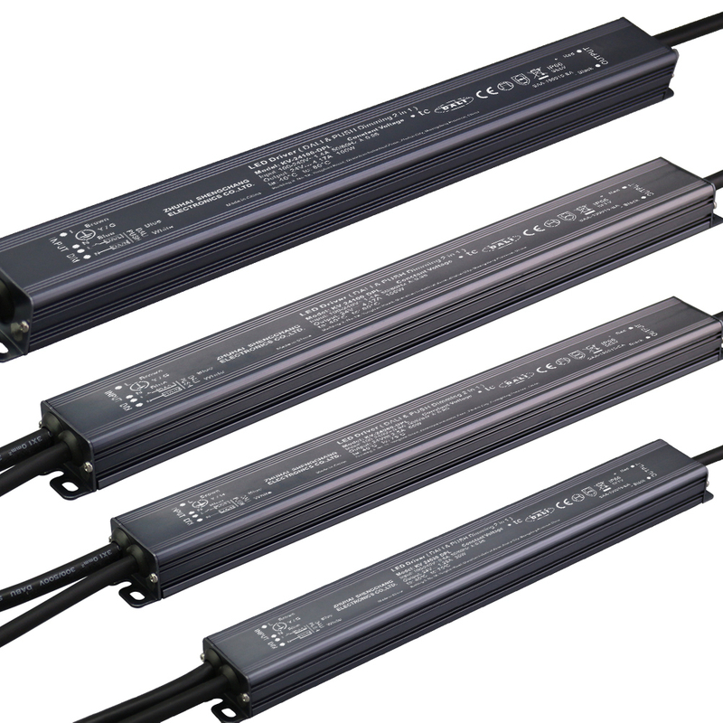 D4P 20W 40W 60W 100W Corriente constante 12-54 24-93 Volt DALI-2 D4I Push Dimmer Controlador de luz LED