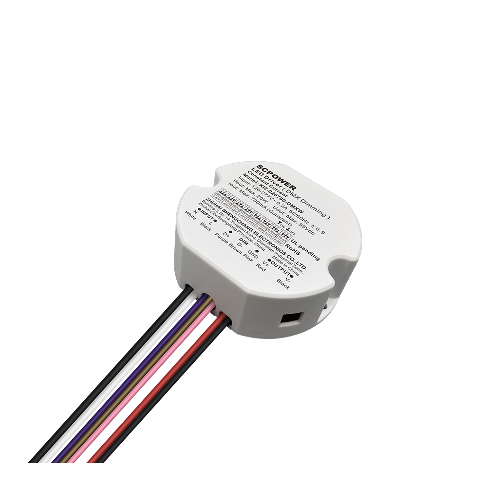 10 واط 15 واط 20 واط 30 واط 40 واط 50 واط CC DMX512 عكس الضوء LED سائق وميض خالية من الدرجة 2 إضاءة مستديرة الشكل