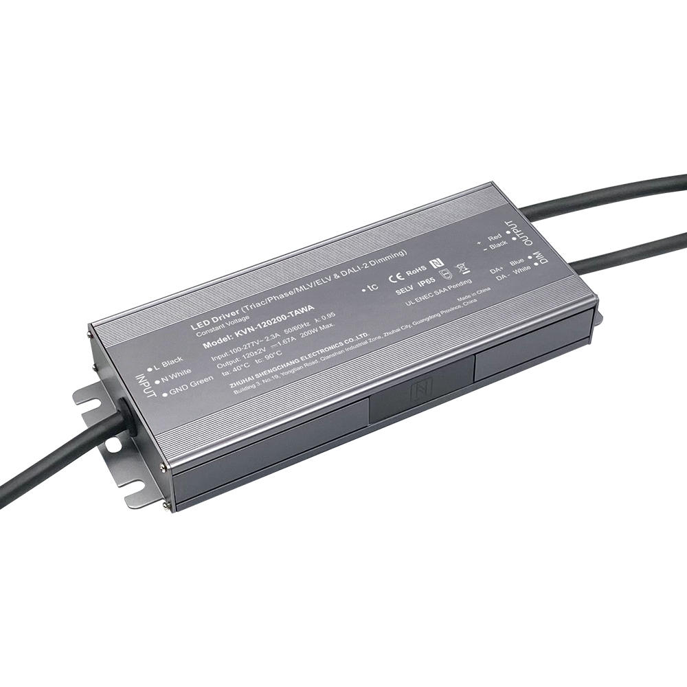 150 200 400 600 واط CV Triac WiFi Dim LED Strip Power Supply 47-63 هرتز غير نافذ للمطر IP66