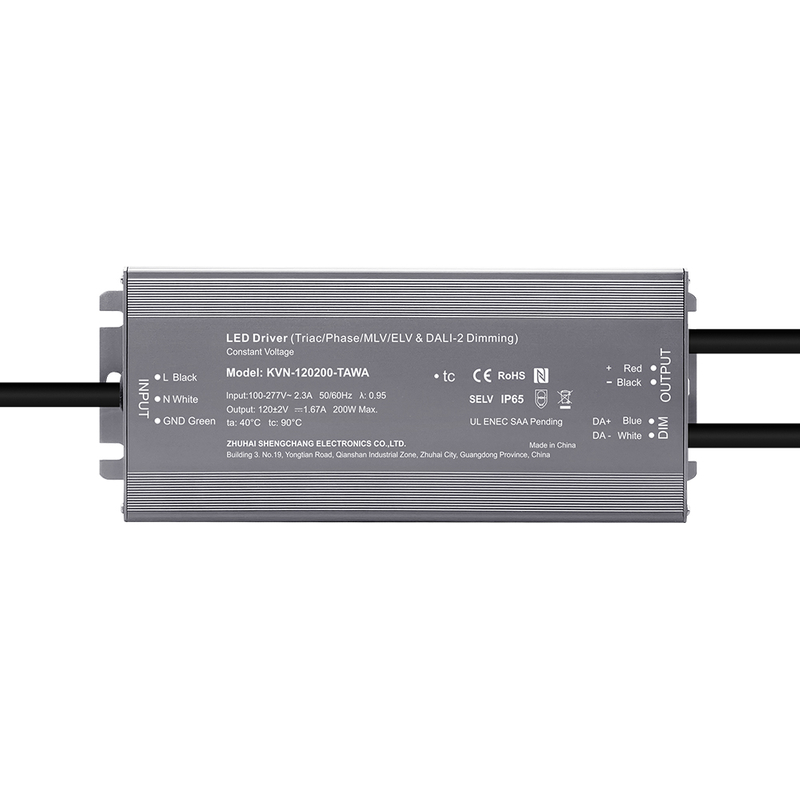 Alimentatore per strisce LED Triac DALI-2 da 150 W 200 W 400 W 600 W CV Illuminazione a LED da 120 Volt