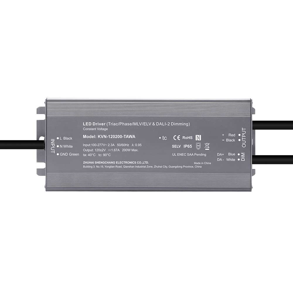 Alimentatore per strisce LED Triac DALI-2 da 150 W 200 W 400 W 600 W CV Illuminazione a LED da 120 Volt