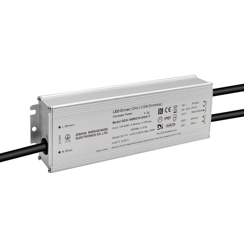 100W 150W 200W 240W 320W 480W 600W 800W DALI-2 D4i Isoleret LED-driver 220-480V AC