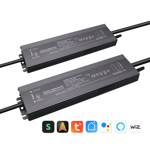 150 Вт 200 Вт 300 Вт RGB CW 1 - 5 каналів Ble Ditmable Tuya Silvair Wiz Casambi Світлодіодний джерело живлення для світлодіодних світильників