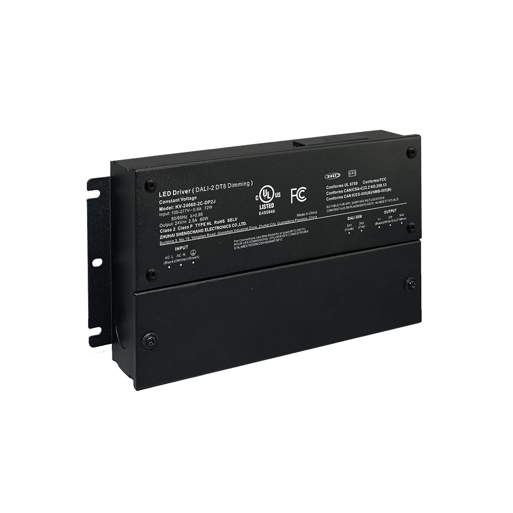 DP2 60W 75W CV CCT DALI-2 Push Dimming LED Driver na may Junction Box