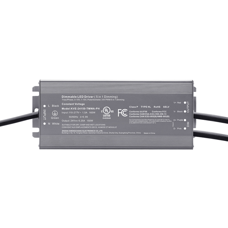 150W 200W Triac 0-10V Dimable LED-stuurprogramma's CV voor LED-verlichting
