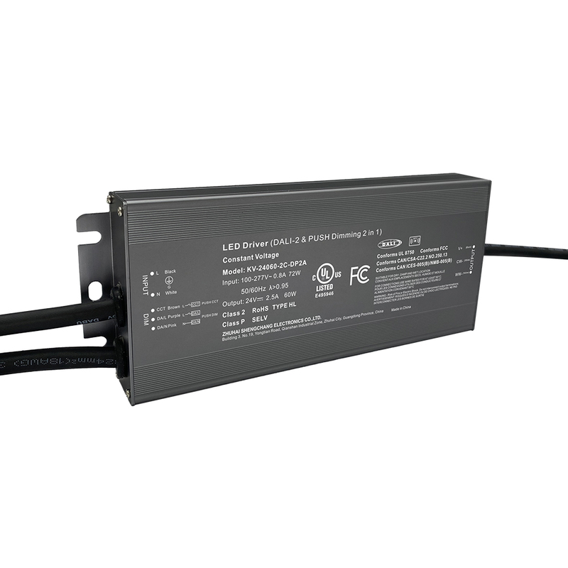DP2 60W 75w CV CCT DALI 2 Push Dimmable LED Drayva 12V 24V 36V 48V DC
