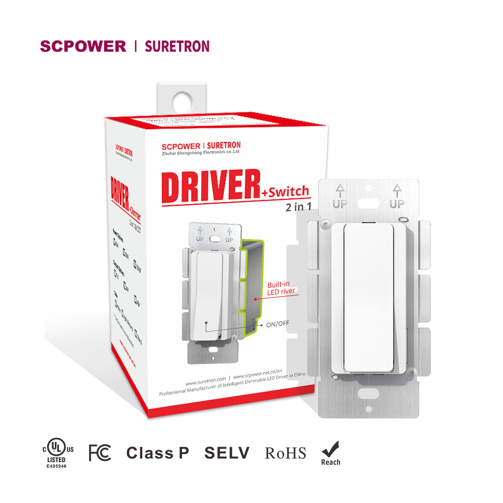 60W 96W 100W 120W 160W Kɔnstant Vɔltɛm Nɔn-Dimmabl Drayva+ Switch 2 in 1 12V 24V 48V Ɔtput