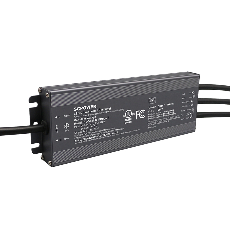 60W 96W 100W 120W 0-10V szab&aacute;lyozhat&oacute; &aacute;lland&oacute; fesz&uuml;lts&eacute;g LED-meghajt&oacute; 200V -347V AC