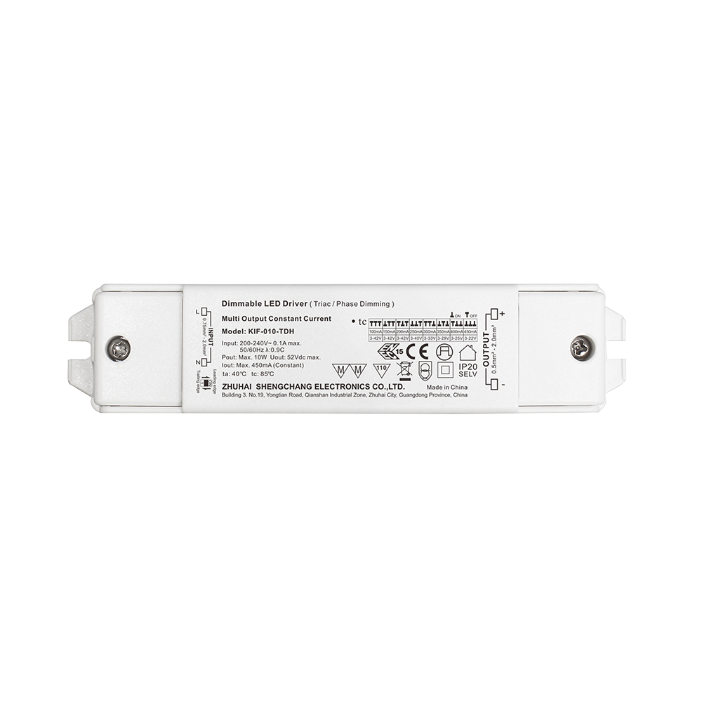 10 20 40 60 وات CC Triac Dimming LED مزود الطاقة 220 230 240 فولت