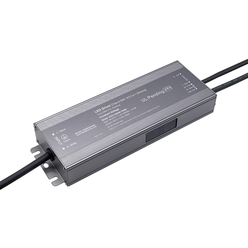 150W 200W 400W 600W CV Triac DMX 512 LED Strip Power Supply para sa 120 VDC 1.25 5 Amp LED Lights