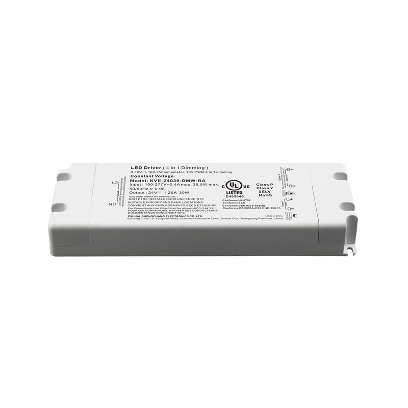 30W 60W 80W 96W 100W CV 0-10V Fontes de alimentação LED reduzidas 12V 24V 36V 48V DC DC