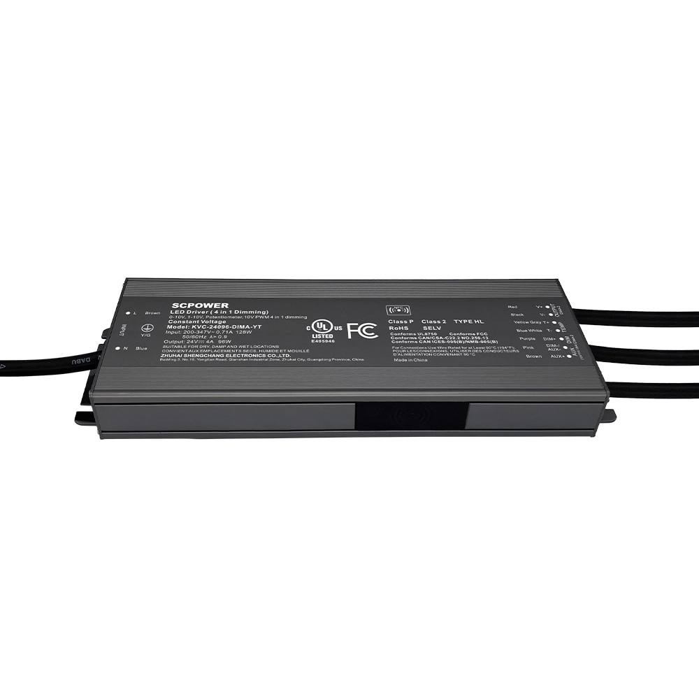 60W 96W 100W 120W 0-10V szab&aacute;lyozhat&oacute; &aacute;lland&oacute; fesz&uuml;lts&eacute;g LED-meghajt&oacute; 200V -347V AC