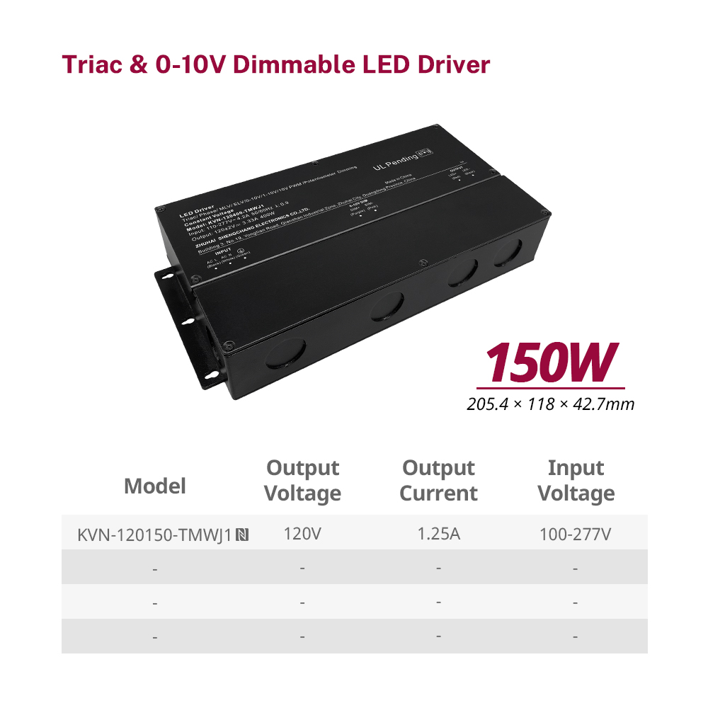 150W 200W 400W 600W CV Triac 0 10V LED Strip Power Supply para sa USA US CA Sale