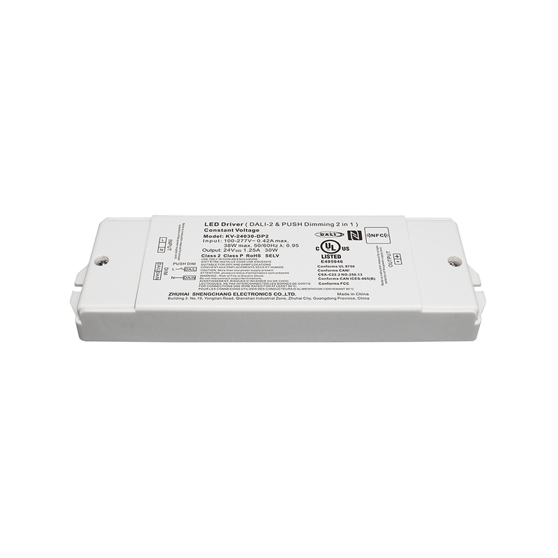DP2 30W CV DALI 2 পুছ LED ড্ৰাইভাৰ 12 24 36 48 V