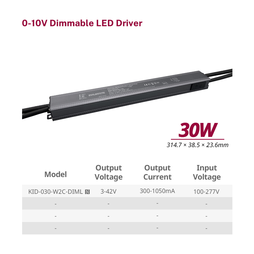 30W 40W 60W Dim to Warm Constante Corriente 0-10V Umampi jark’aqasi&ntilde;ataki LED Fuente de alimentaci&oacute;n
