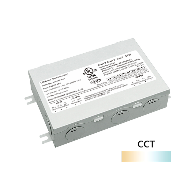 DP2J 20W 40W 60W Sabit Akım CCT Sınıf 2 DALI 2 Bağlantı Kutulu Push LED S&uuml;r&uuml;c&uuml;