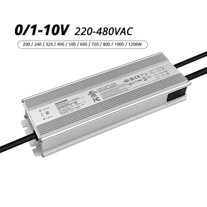 100W 150W 200W 240W 320W 400W 500W 600W 720W 800W 1200W Изоляцияланбаган LED драйвери 220-480VAC