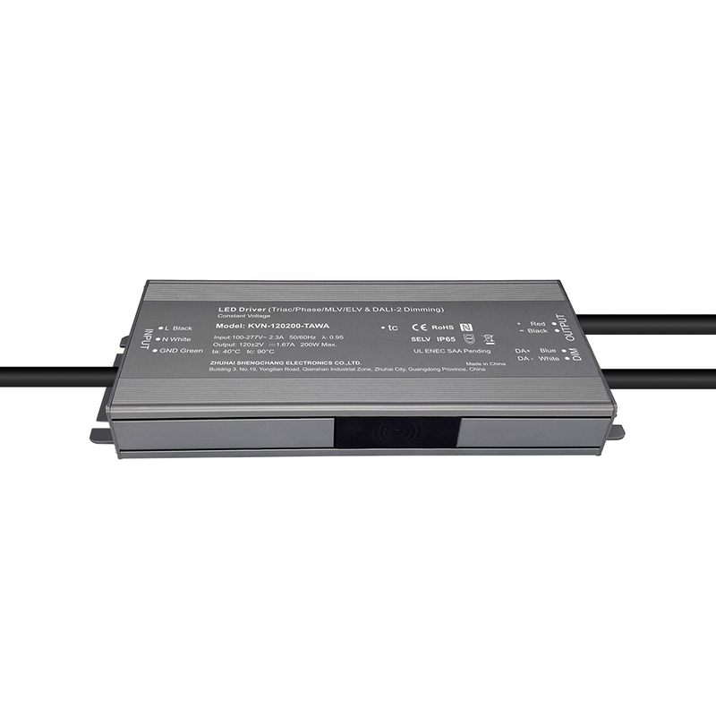 150W 200W 400W 600W CV Triac DALI-2 Jalur LED Bekalan Kuasa Lampu LED 120 Volt