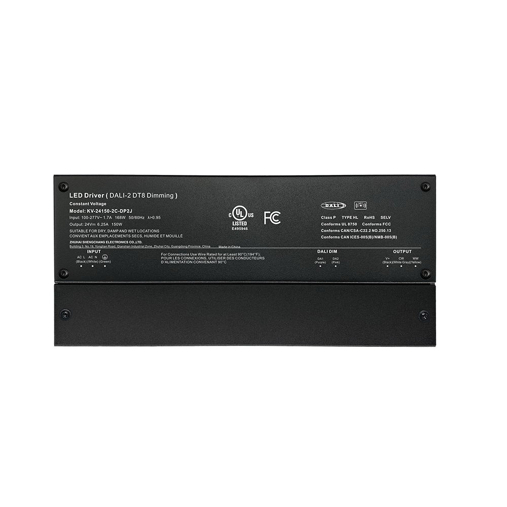 DP2 150 Вт 200 Вт CV RGB CW DALI-2 Светодиодный драйвер с регулируемой яркостью и распределительной коробкой