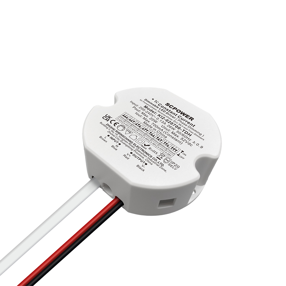10 15 20 30 40 50 Watt CC Triac Mokumbi LED Dimmable Mokumbi ya moke ya plastiki ya rond ya bobongisi Ba fixations ya LED ya courant