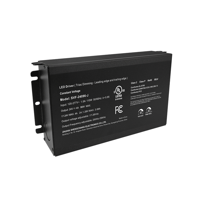 Driver triac CV 30 W 60 W 80 W 96 W 120 W 150 W 192 W 200 W 288 W 300 W 500 W 600 W con regolazione della tensione di uscita dell'illuminazione 250 Hz-25 Hz
